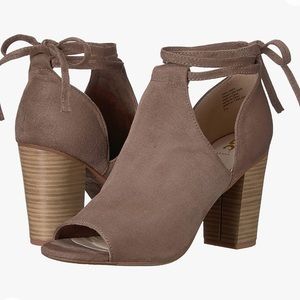 BC Footwear Women's Set Me Free Ankle Boot in Dark Taupe